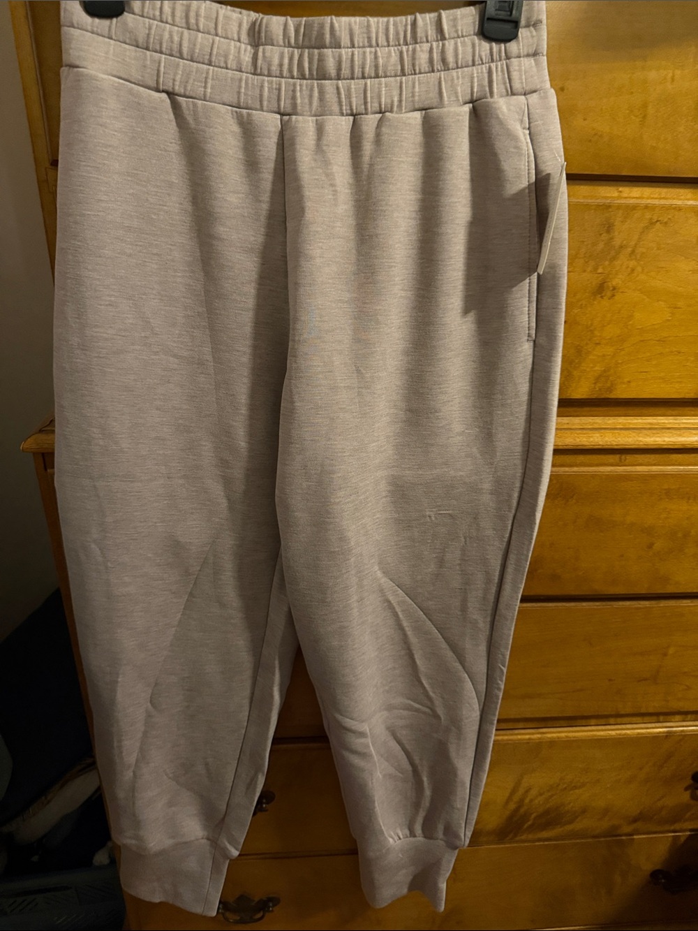Women’s Casual Jogger Pants - Taupe/Beige